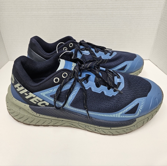 Hi-Tec Men's Navy and Light Blue Athletic Shoes - Picture 1 of 9